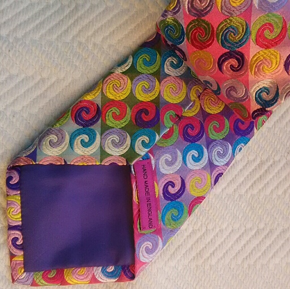 Rare Duchamp London Blue Label Silk Tie 1/500 - Picture 5 of 6